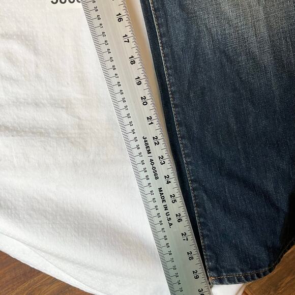 CALVIN KLEIN JEANS Men Straight Jeans size 34 Blue Mid Rise - Picture 4 of 11